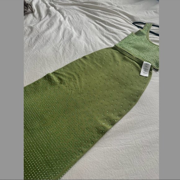 SANDRO Manray Embellished Midi Skirt and Belier Embellished Tank - Picture 5 of 6